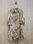 Load image into Gallery viewer, Ref-20272 SHORT PRINTED DRESS 100% LINEN
