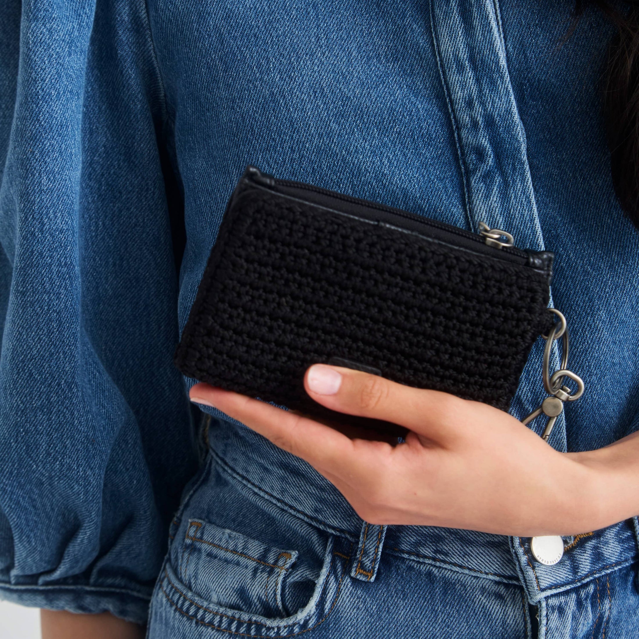 Encino Essential Wallet - Leather - Moss Suede