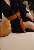 Load image into Gallery viewer, ADA Leather Wrap Belt - Cognac
