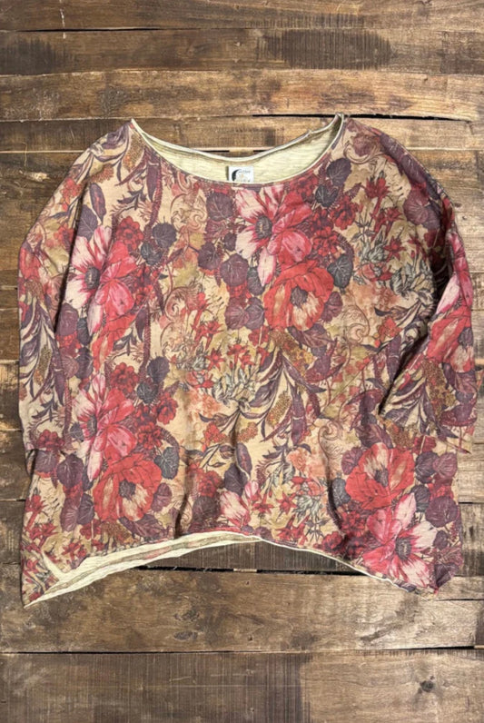 Be Free Top in Woodland Meadow