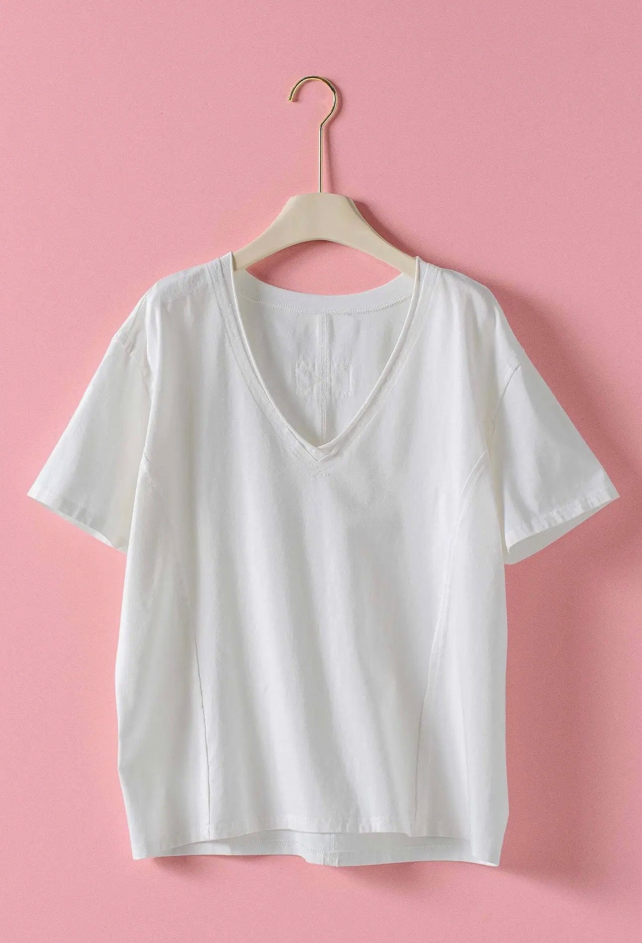 V-Neck Cotton Tee