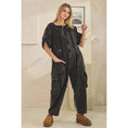 Load image into Gallery viewer, Utility Jumpsuit in Washed Black
