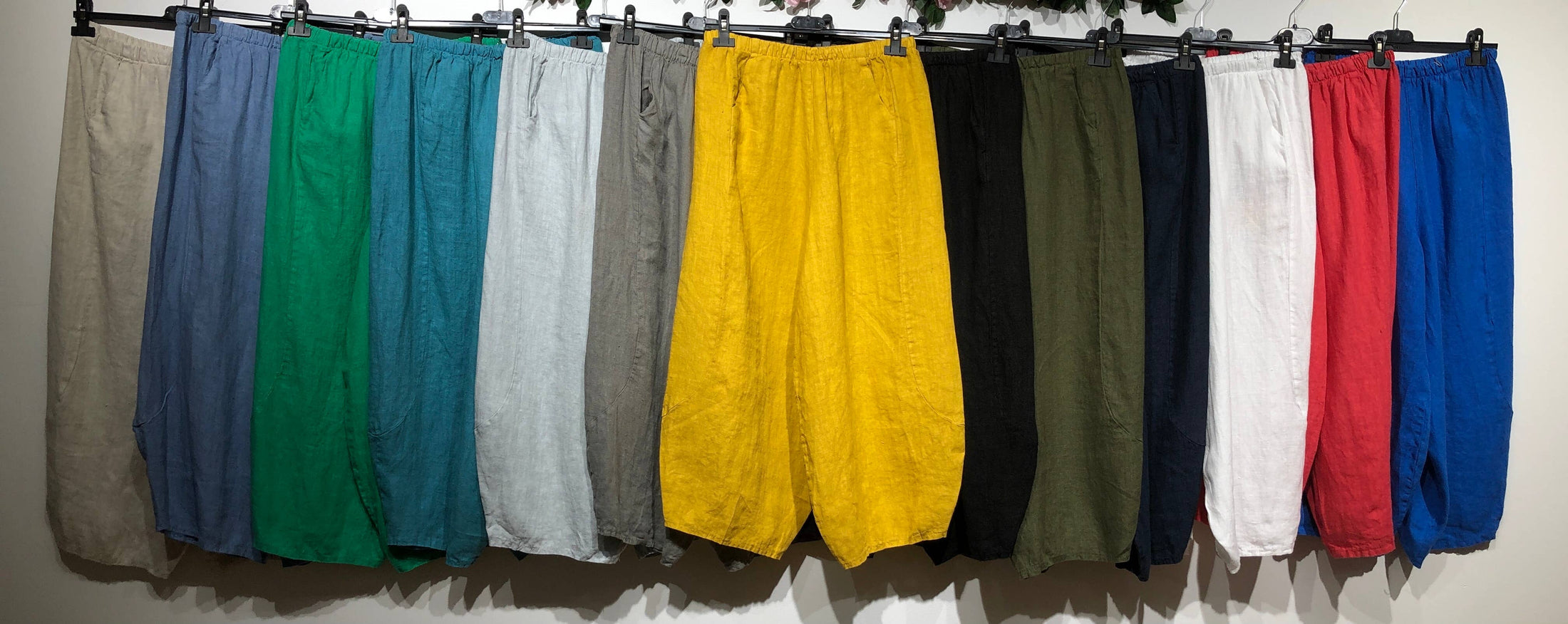 LINEN PANTS. 75096/8414 BOHEMIA