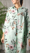 Load image into Gallery viewer, Ref-20272 SHORT PRINTED DRESS 100% LINEN
