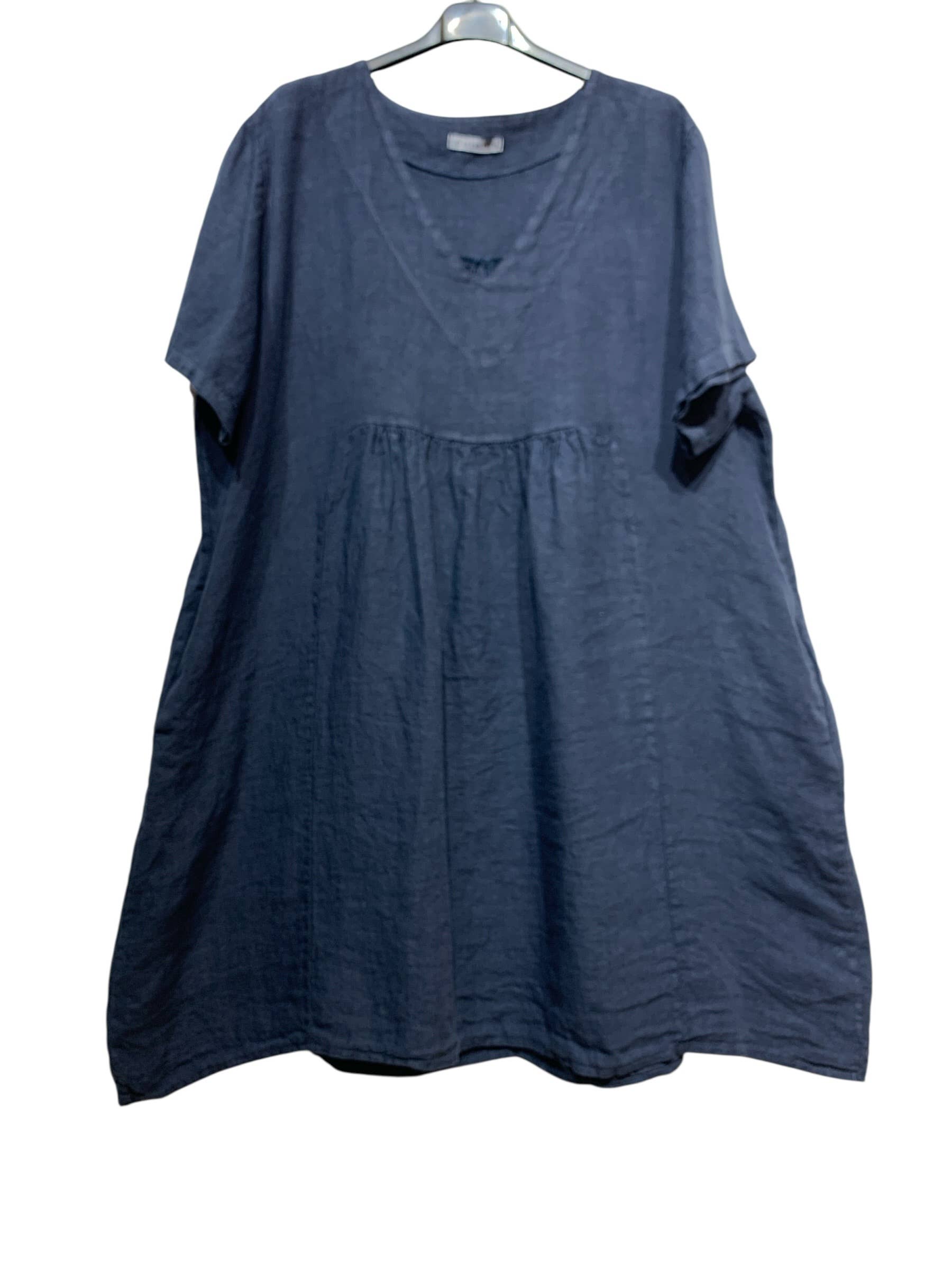 56462 THICK LINEN DRESS