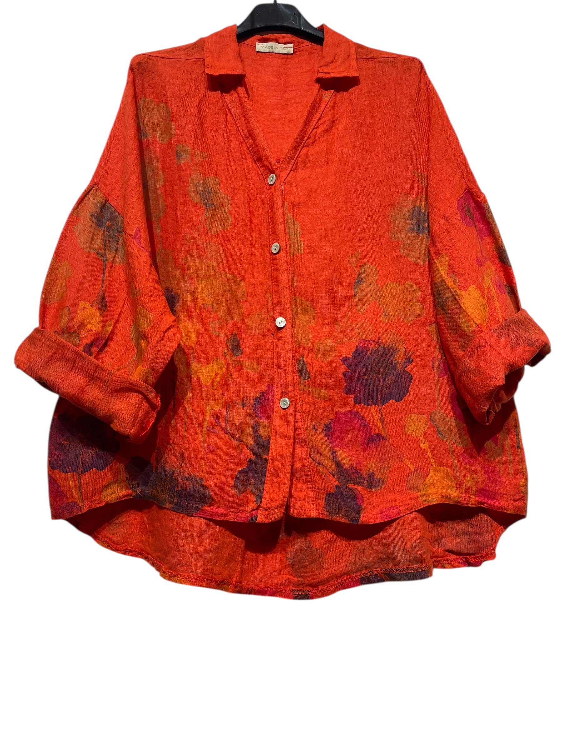 48902 LINEN SHIRT SPRING SUMMER CLOTHING 🌹 🌸