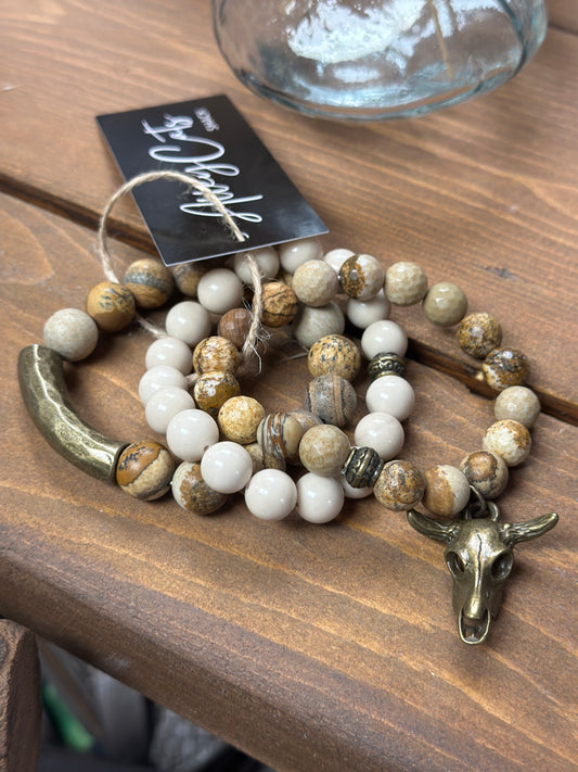 Stone Bracelet Set
