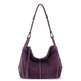 Load image into Gallery viewer, Los Feliz Hobo - Leather - Sand Sparkle Suede
