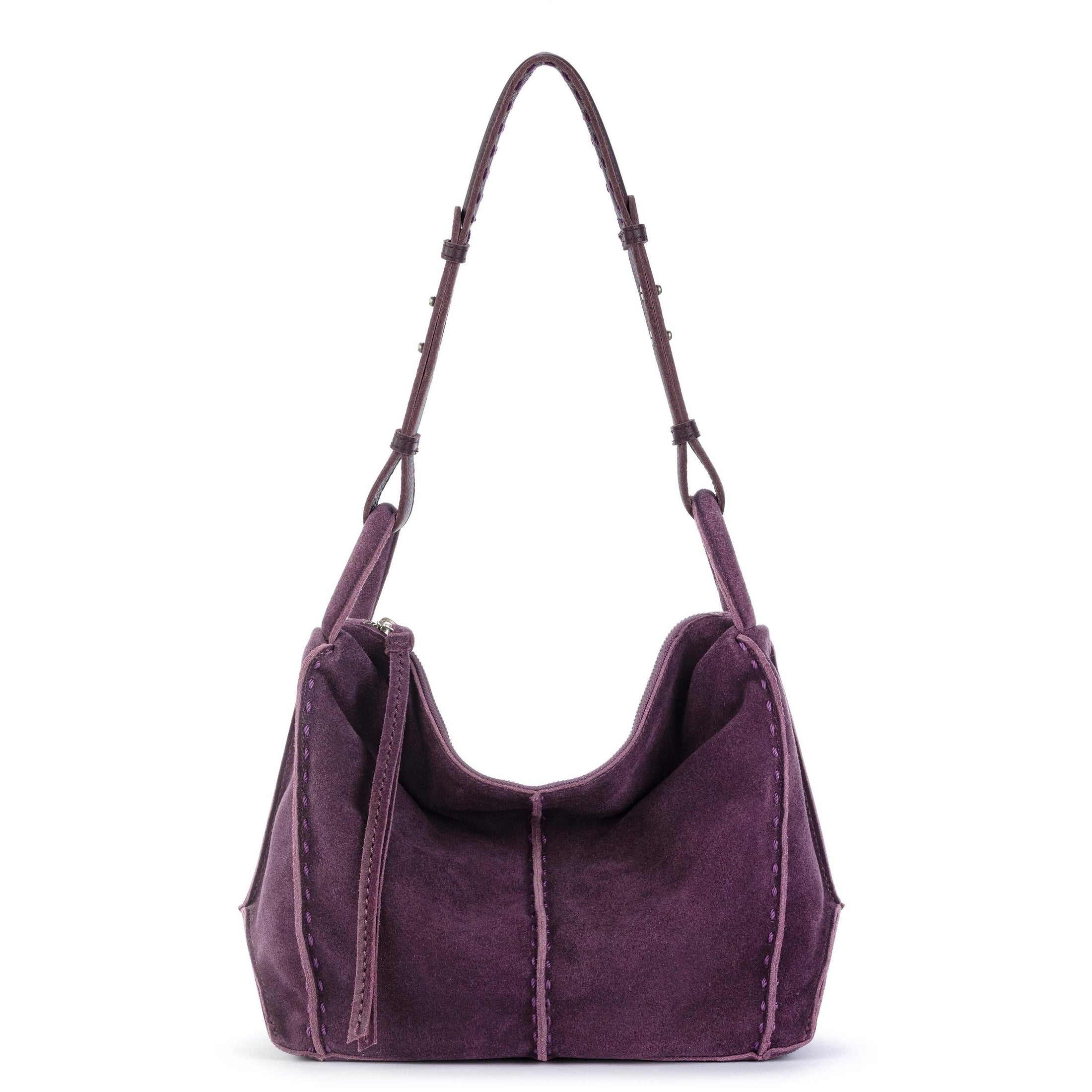 Los Feliz Hobo - Leather - Sand Sparkle Suede