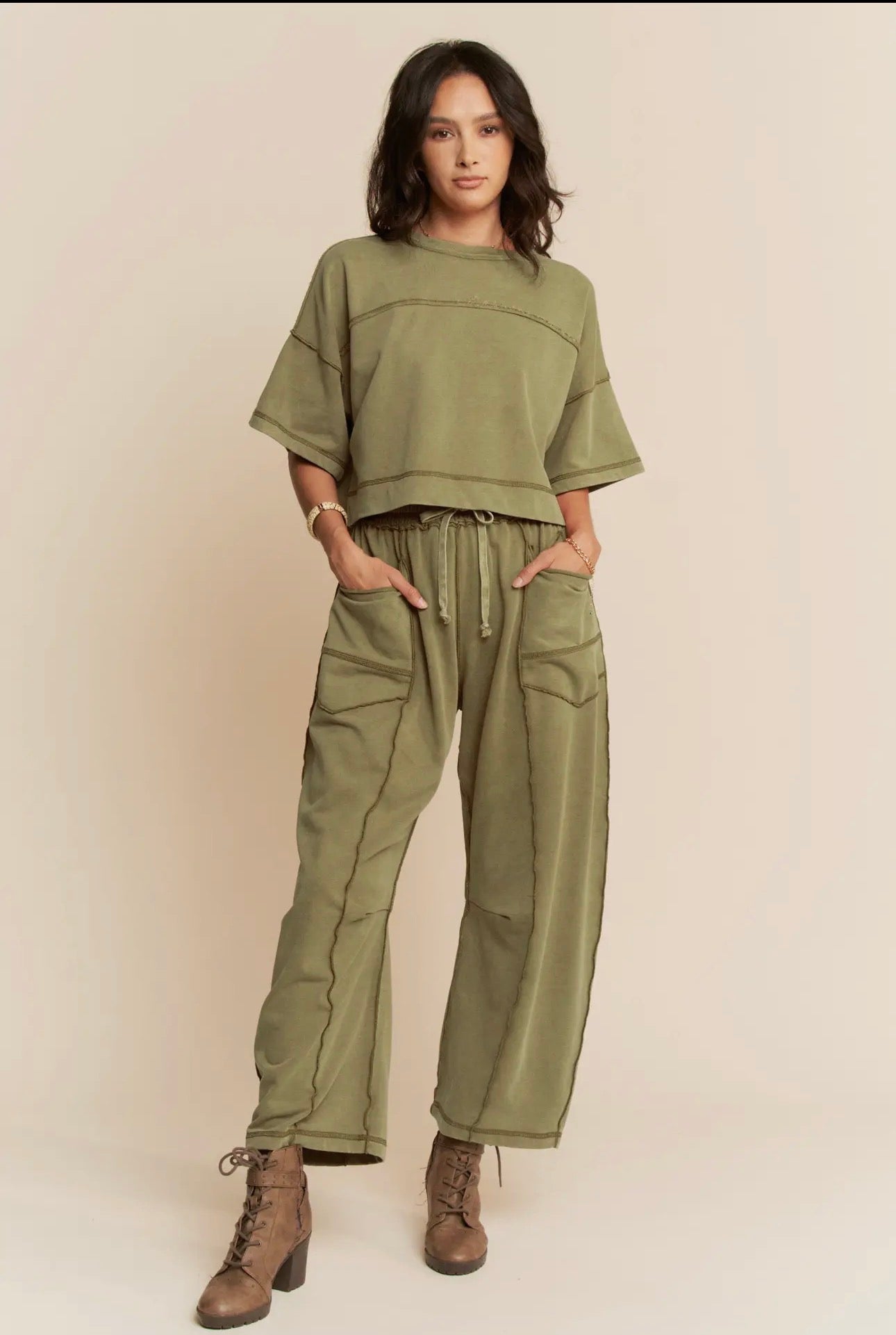 Two Piece Set in Sage