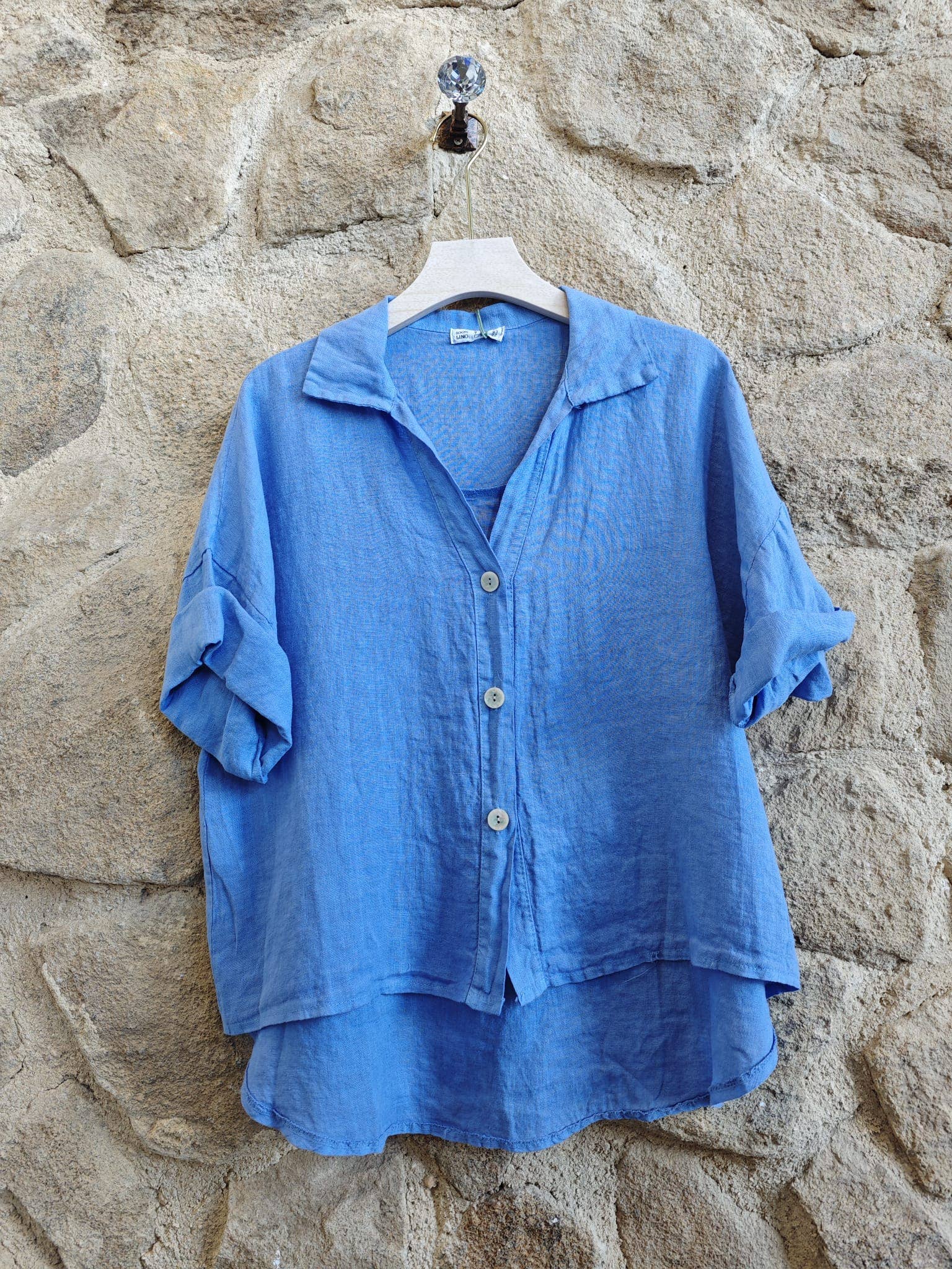Ref-83737 100% LINEN SHIRT