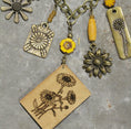 Load image into Gallery viewer, Daisy Days Mustard Flower Charming Necklace
