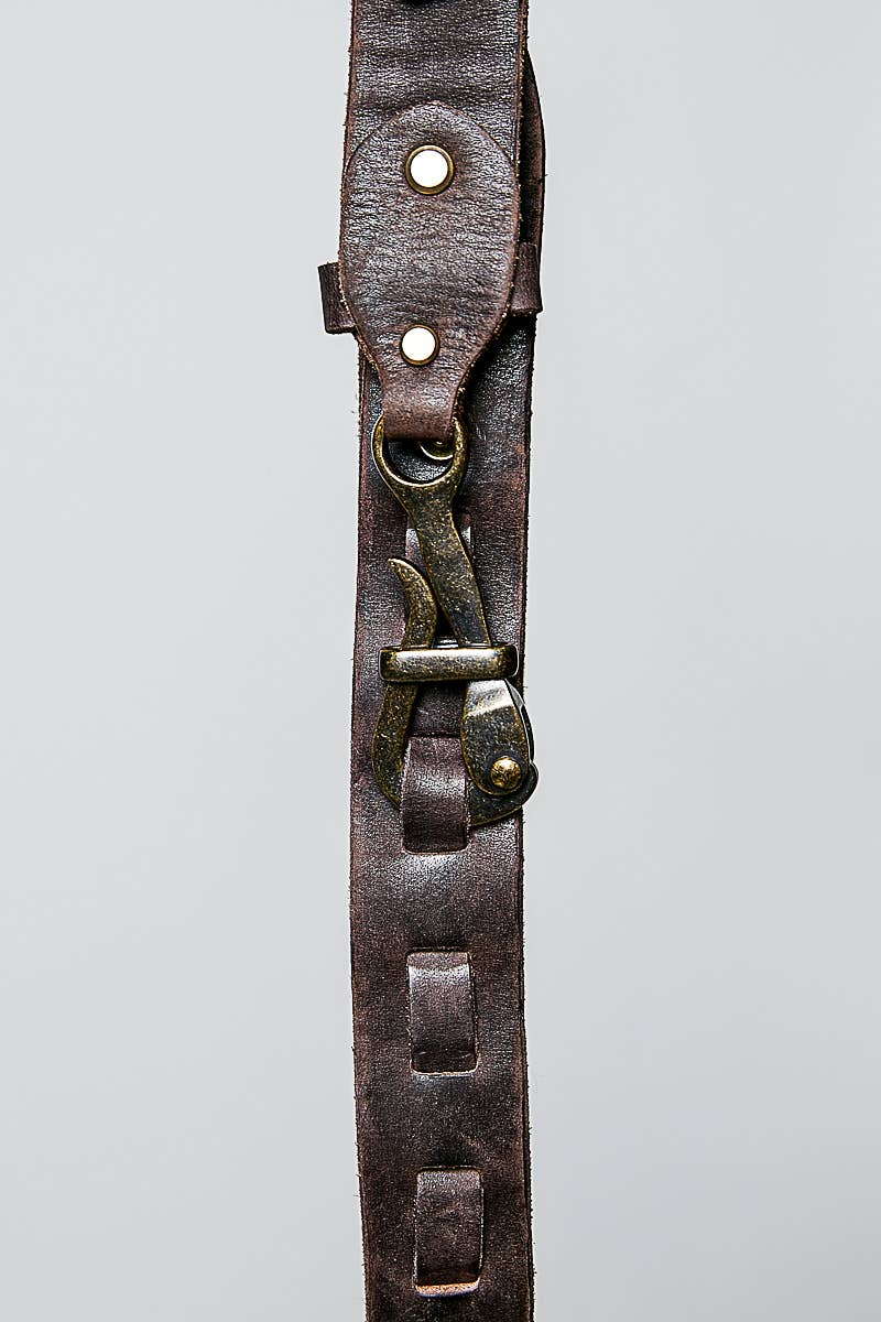 Rugged Handcrafted Vintage Genuine Leather Belt