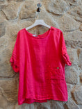 Load image into Gallery viewer, Ref-83773  100% LINEN   SIDE-TIE BLOUSE

