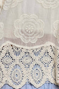 Load image into Gallery viewer, Crochet Trim Neckline Short Sleeve Jacket Top

