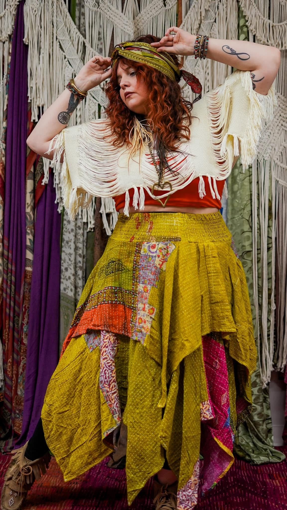 Kantha Pixie Skirt