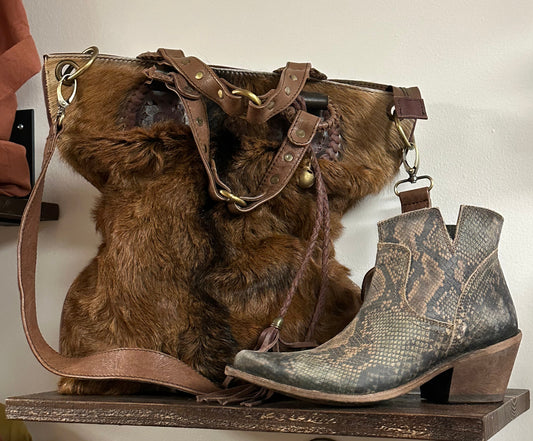 Liberty Black Boots - Python