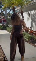 Load image into Gallery viewer, Balloons Pants in Chocolate & Ivy
