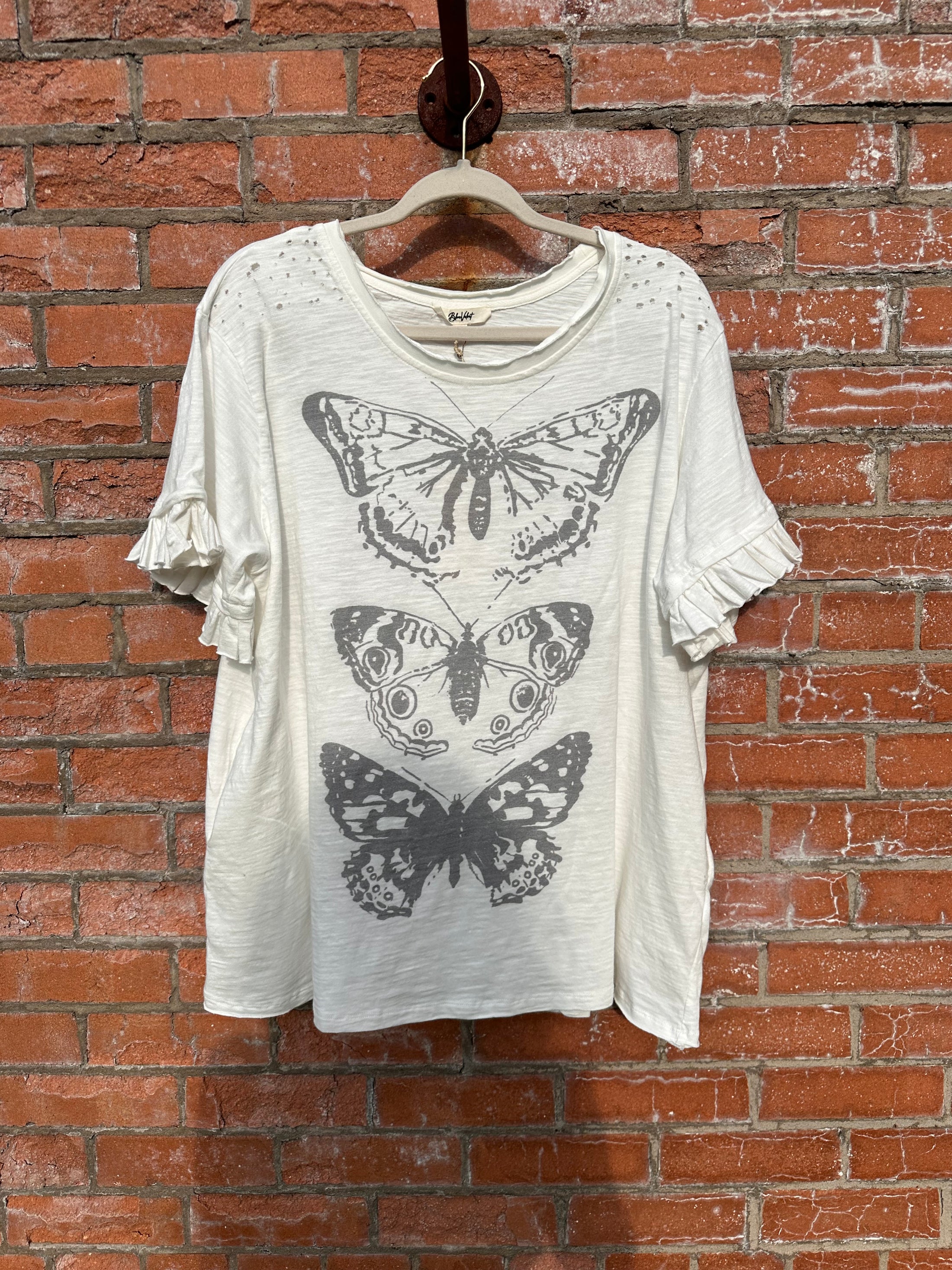 🦋 BlueVelvet Butterfly Tee 🦋