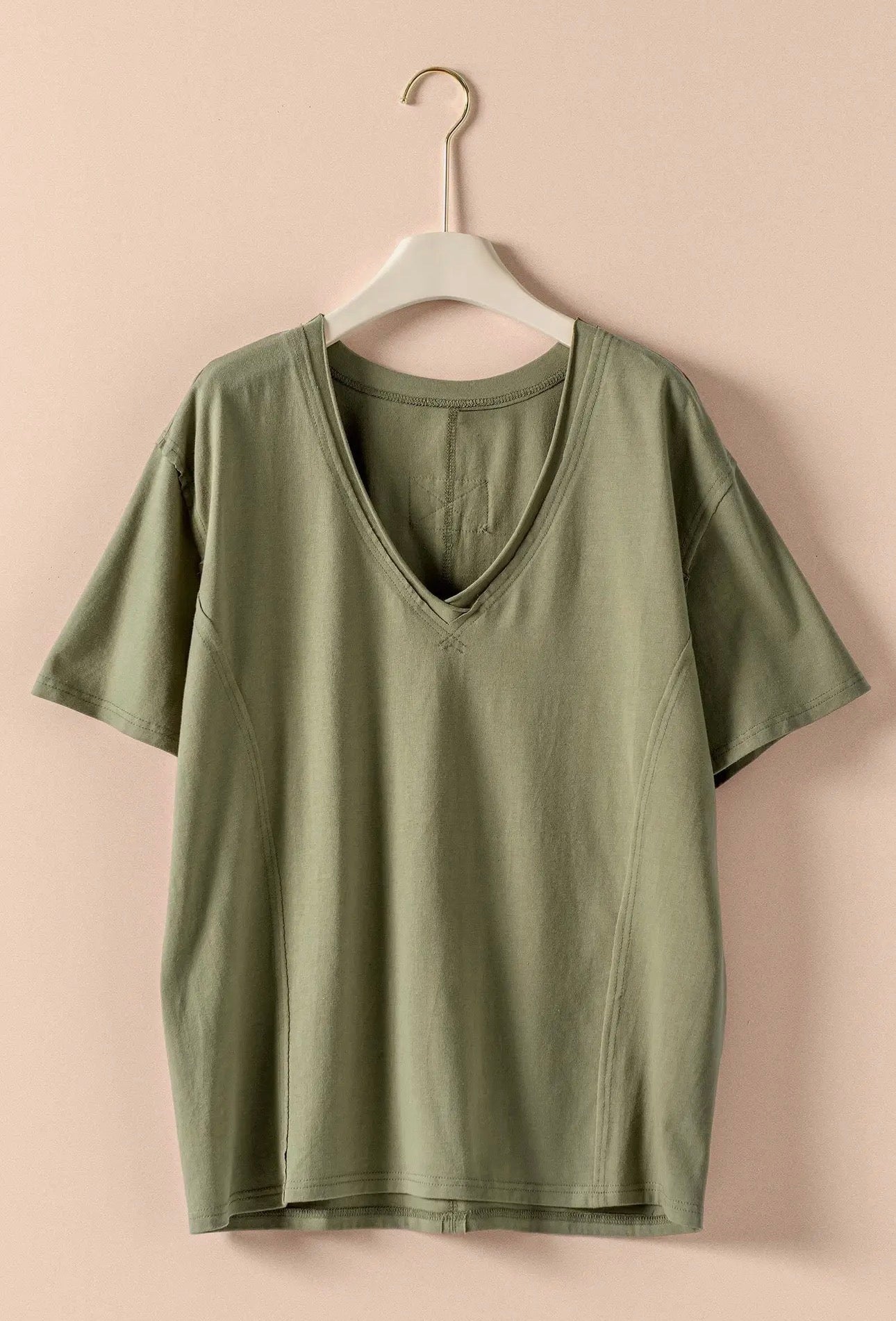 V-Neck Cotton Tee