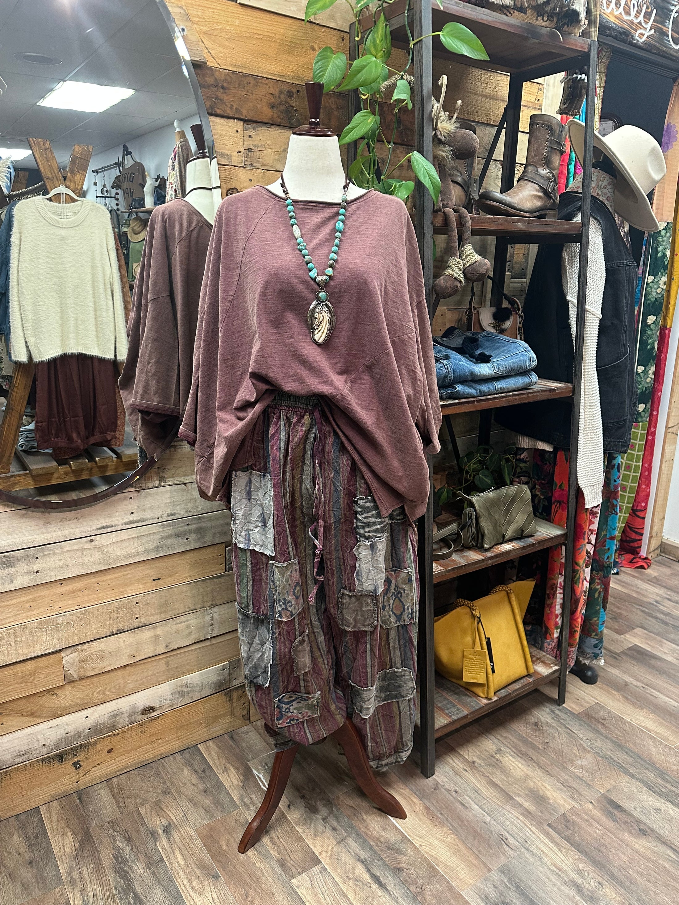 Be Free Top in Vintage Sangria — Jaded Gypsy