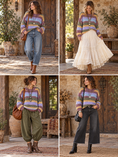 Load image into Gallery viewer, Colorful Days Chunky Knit Sweater
