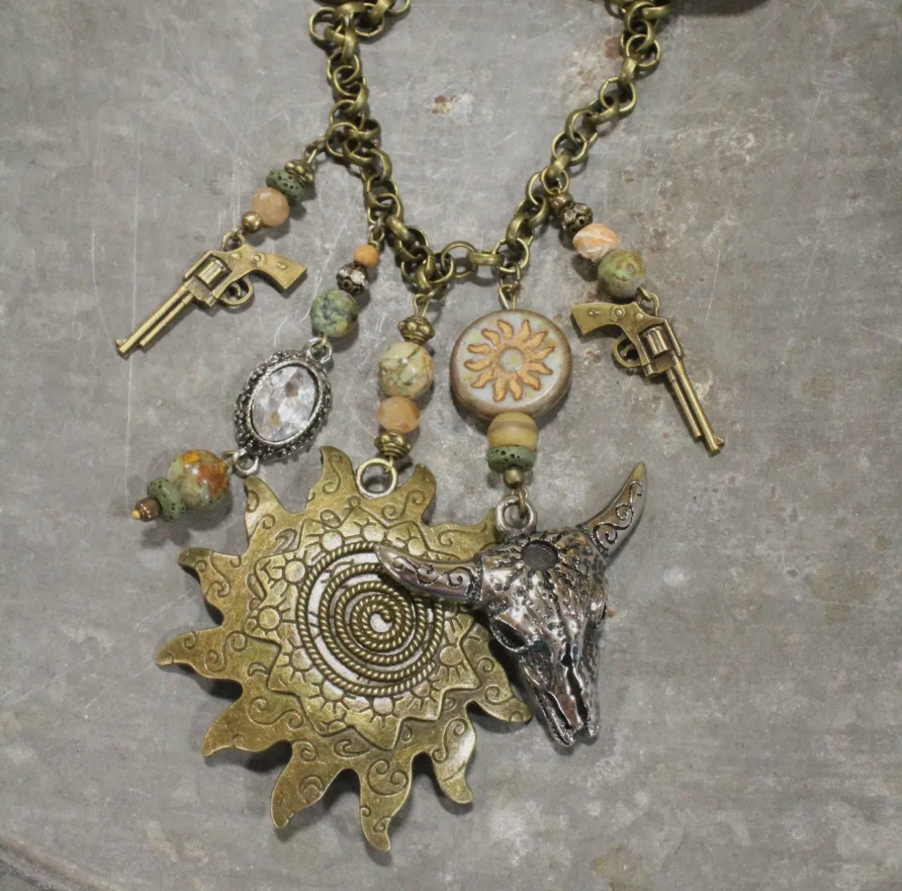Six Shooter Charmer Necklace