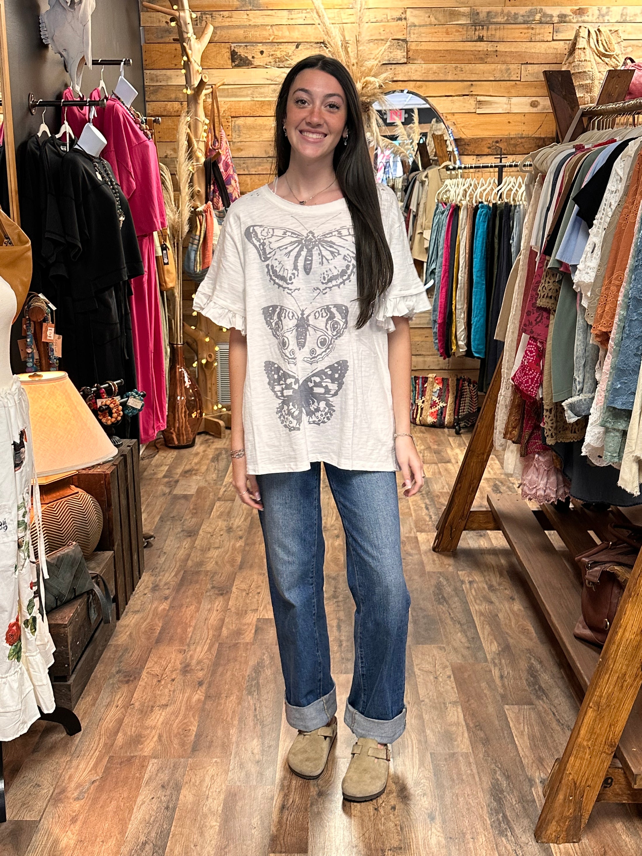 🦋 BlueVelvet Butterfly Tee 🦋