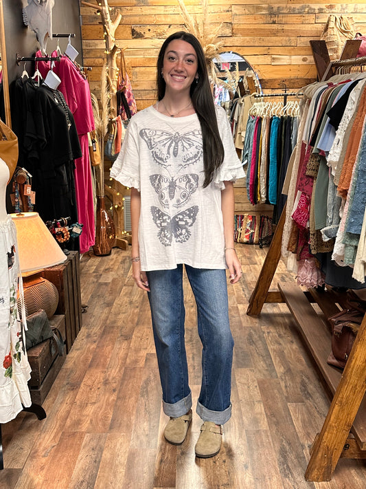 🦋 BlueVelvet Butterfly Tee 🦋