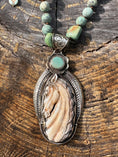 Load image into Gallery viewer, Hand Carved Bone Horse Statement Necklace
