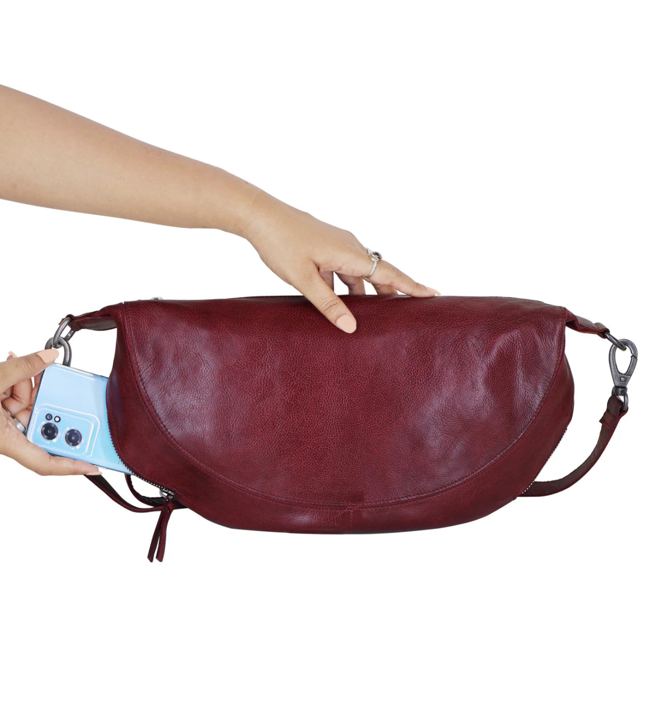 Callie Leather Sling Bag - Latico