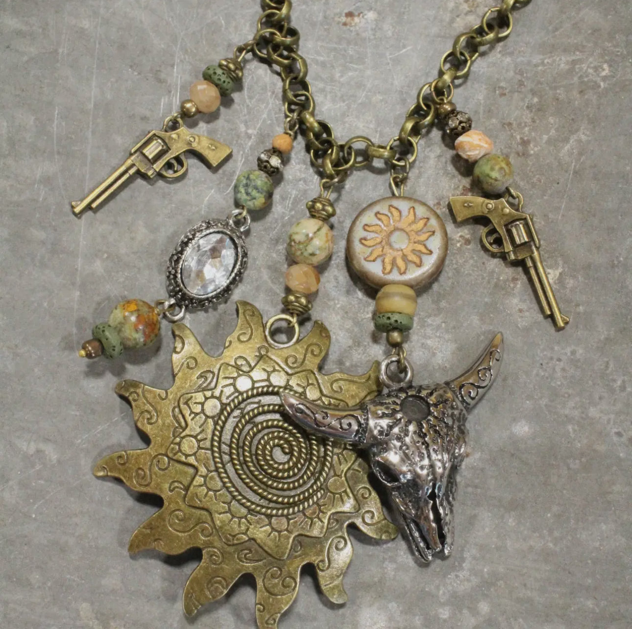 Six Shooter Charmer Necklace