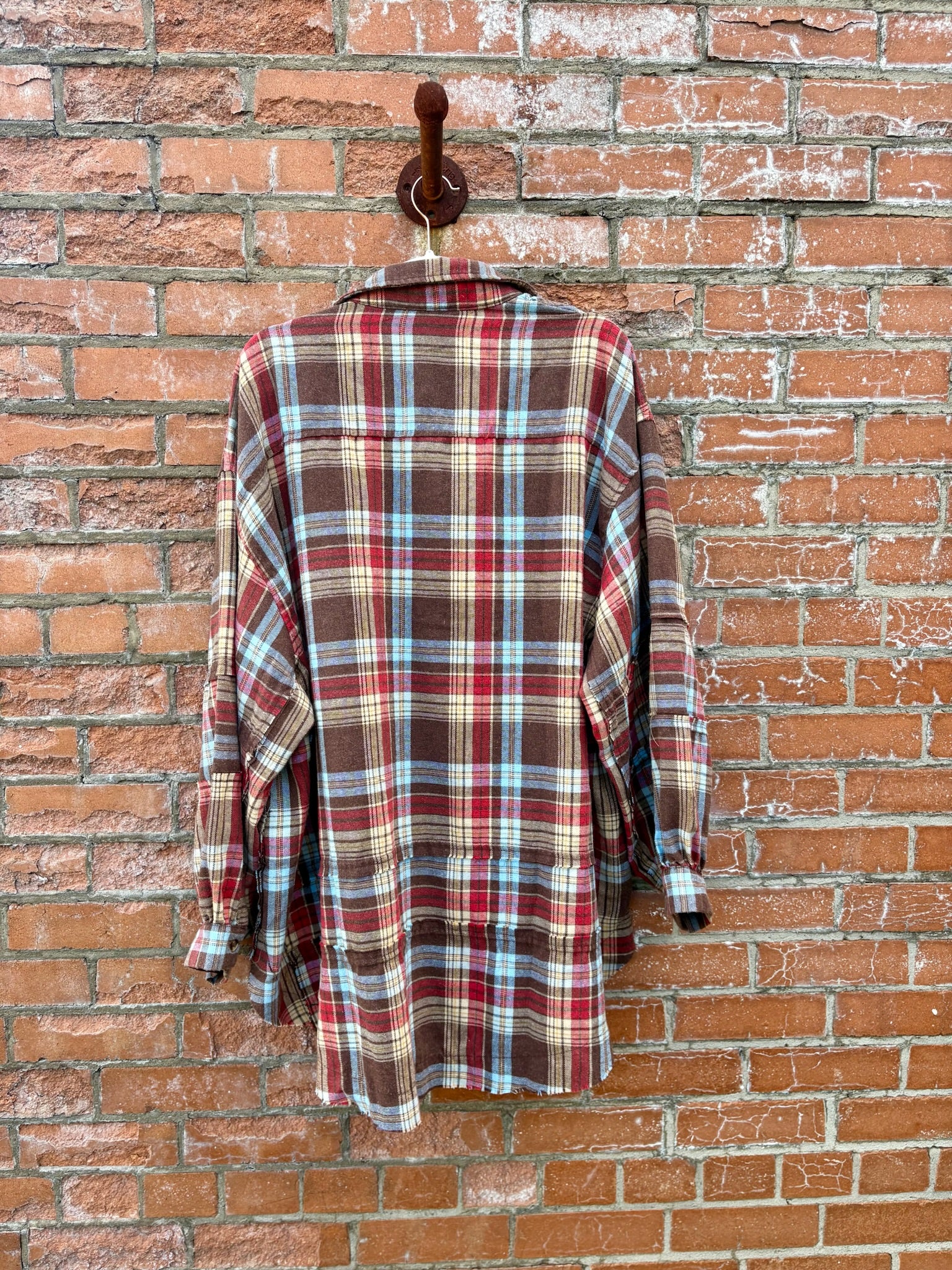Oversized Cotton Flannel in Mocha