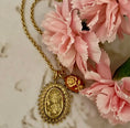 Load image into Gallery viewer, Rose Medallion Necklace
