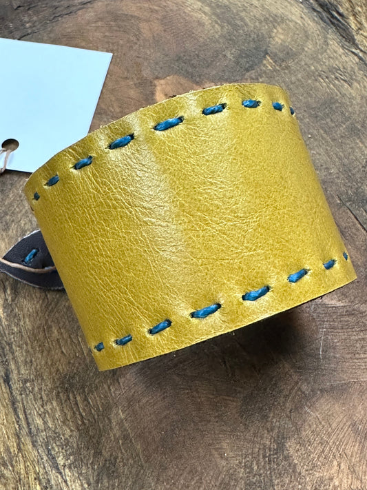 Yellow Pranee Cuff Bracelet