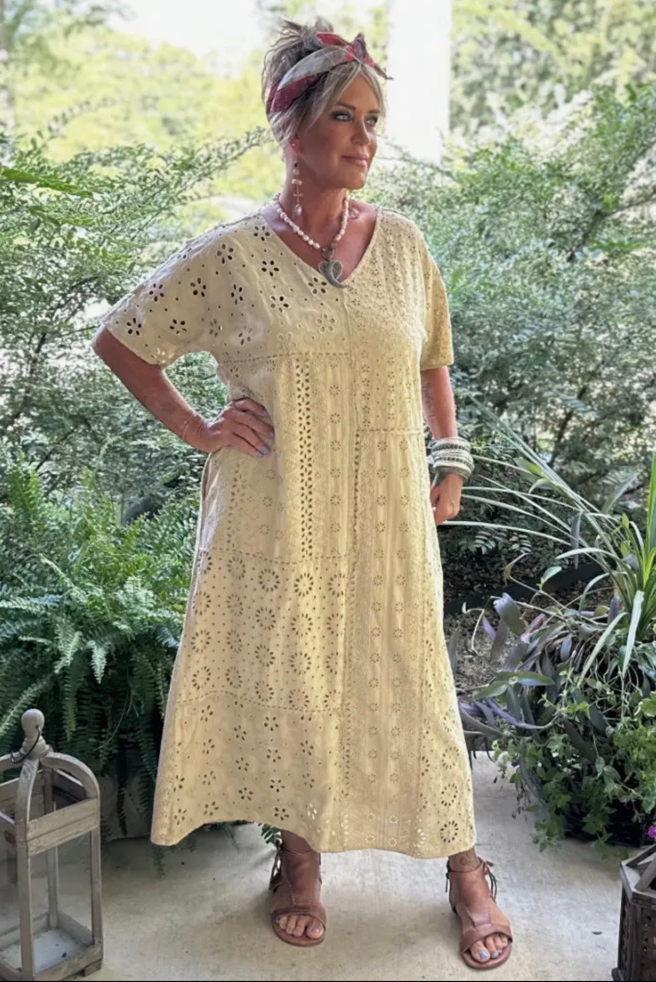 Jaded Gypsy Eyelet Dress