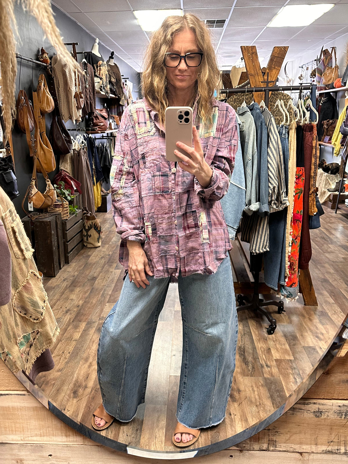 Lavender Skies Button Down by Jaded Gypsy