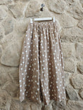 Load image into Gallery viewer, Camel pants with white polka dots
