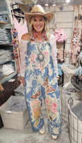 Load image into Gallery viewer, A Rare Bird Patchwork Overalls

