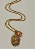 Load image into Gallery viewer, Rose Medallion Necklace
