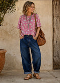 Load image into Gallery viewer, Hot pink star tee
