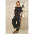 Load image into Gallery viewer, Utility Jumpsuit in Washed Black

