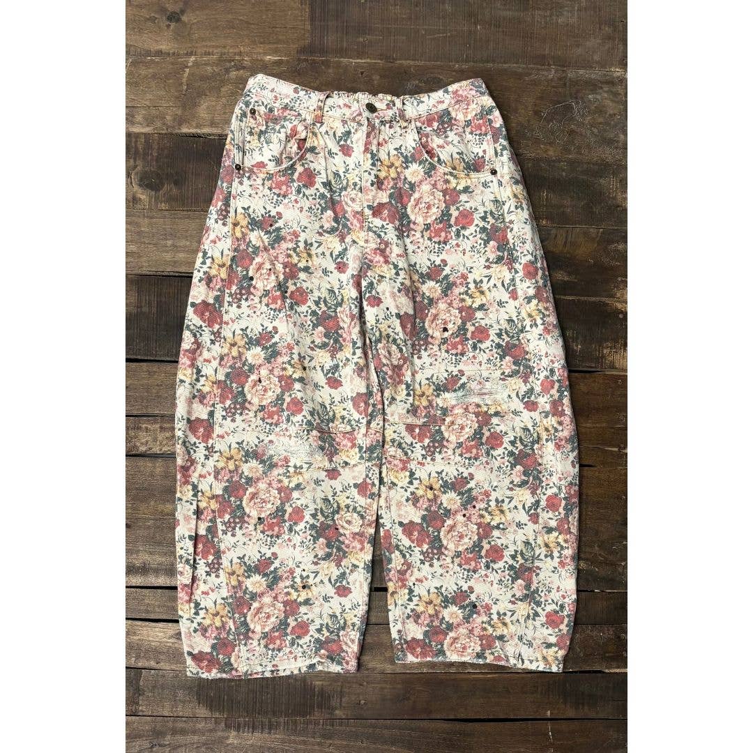 Barrel Of Dreams Jeans - Rose Garden