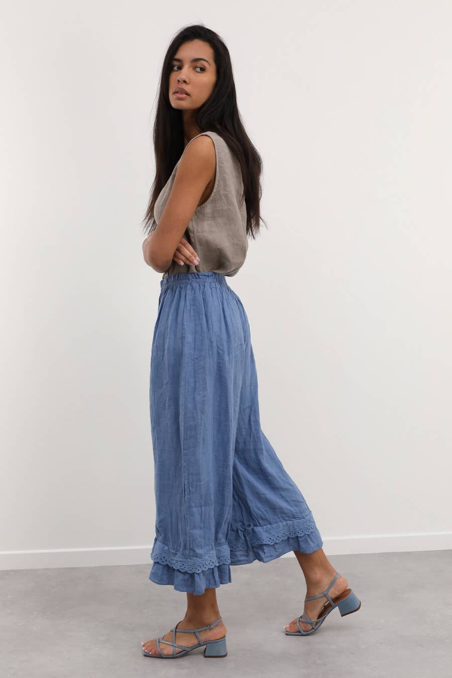Eyelet Linen Bloomers