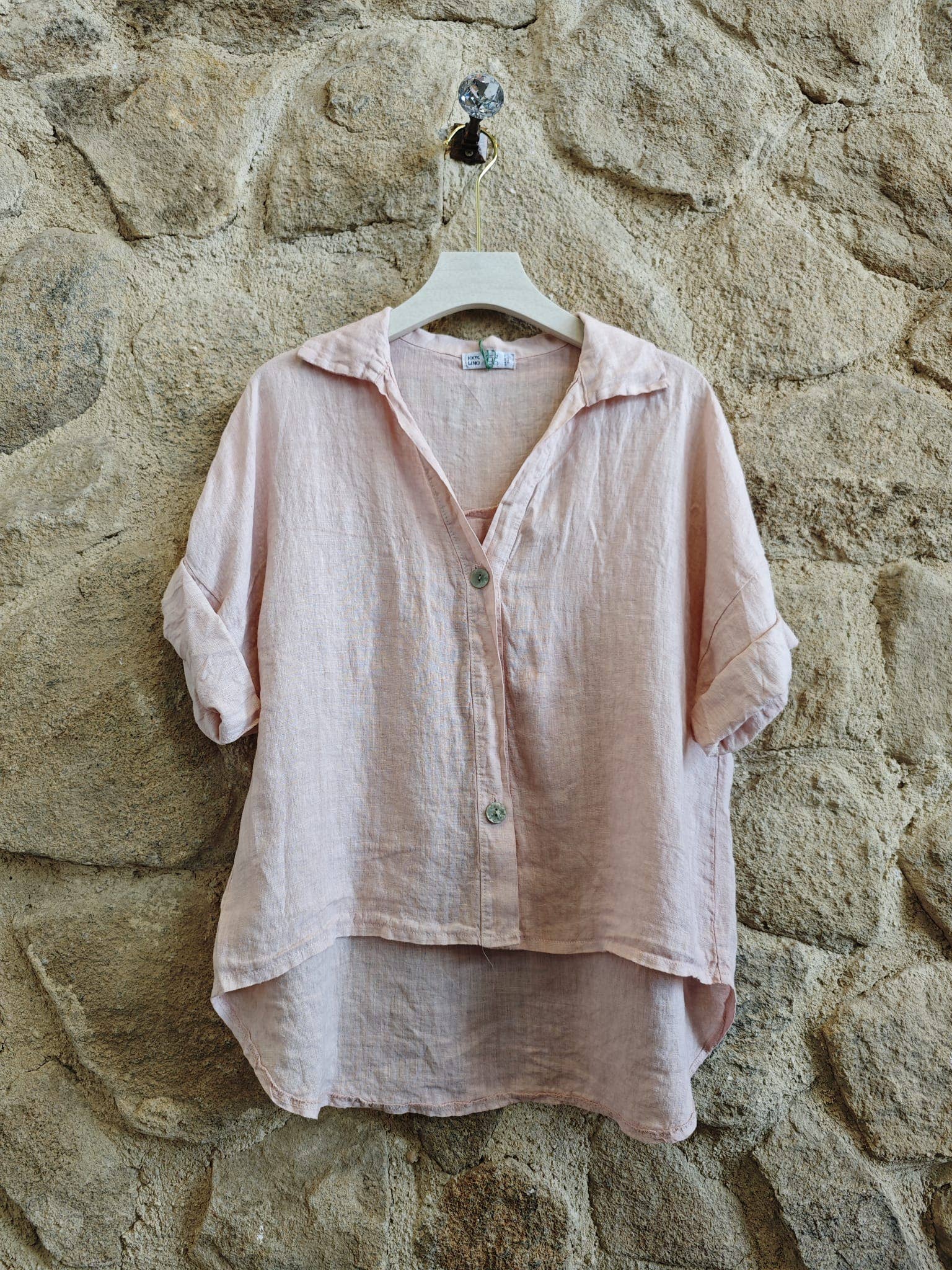 Ref-83737 100% LINEN SHIRT