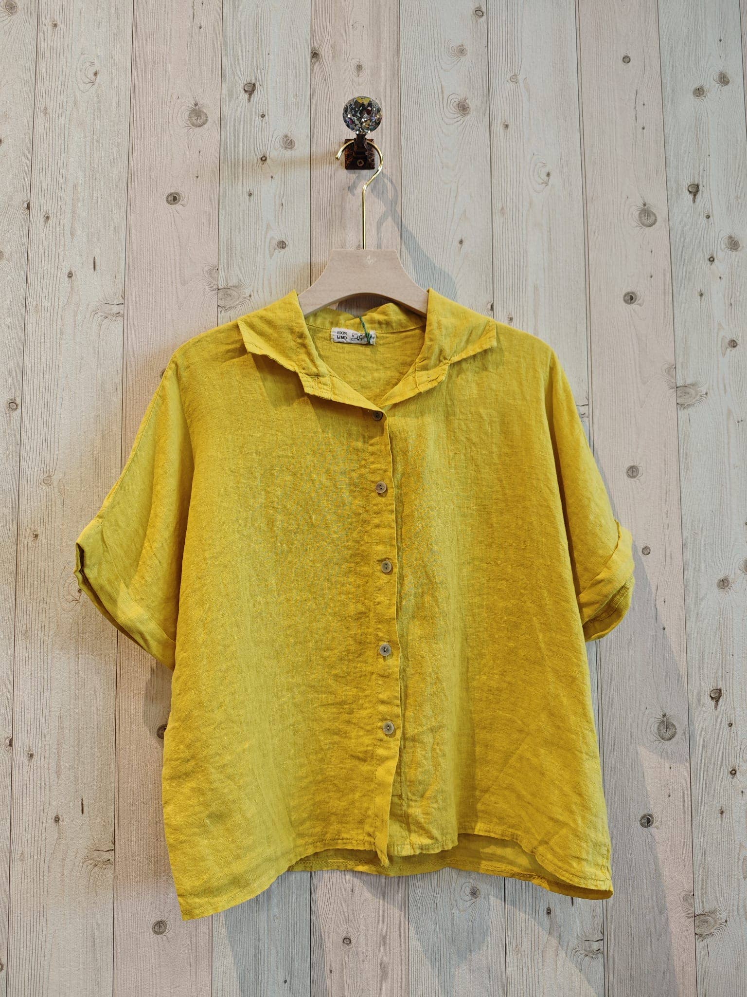 Ref-83531 100% LINEN SHORT-SLEEVE SHIRT