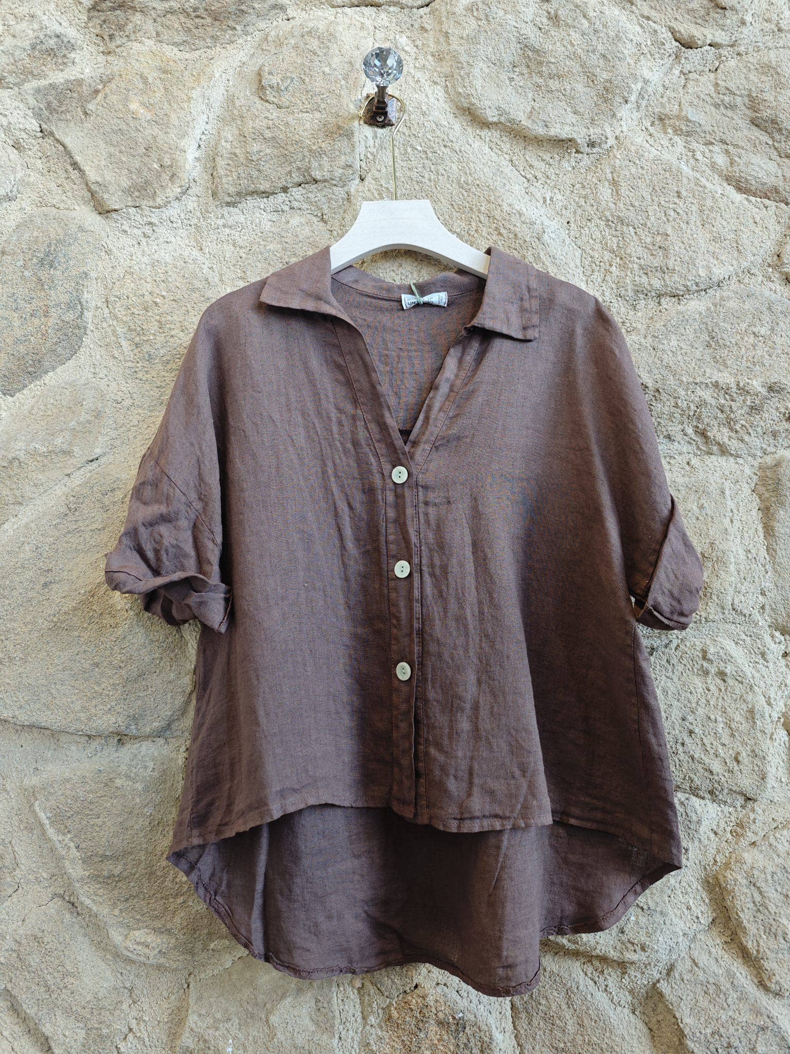 Ref-83737 100% LINEN SHIRT