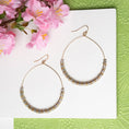 Load image into Gallery viewer, Lustrous Pailette Hoops

