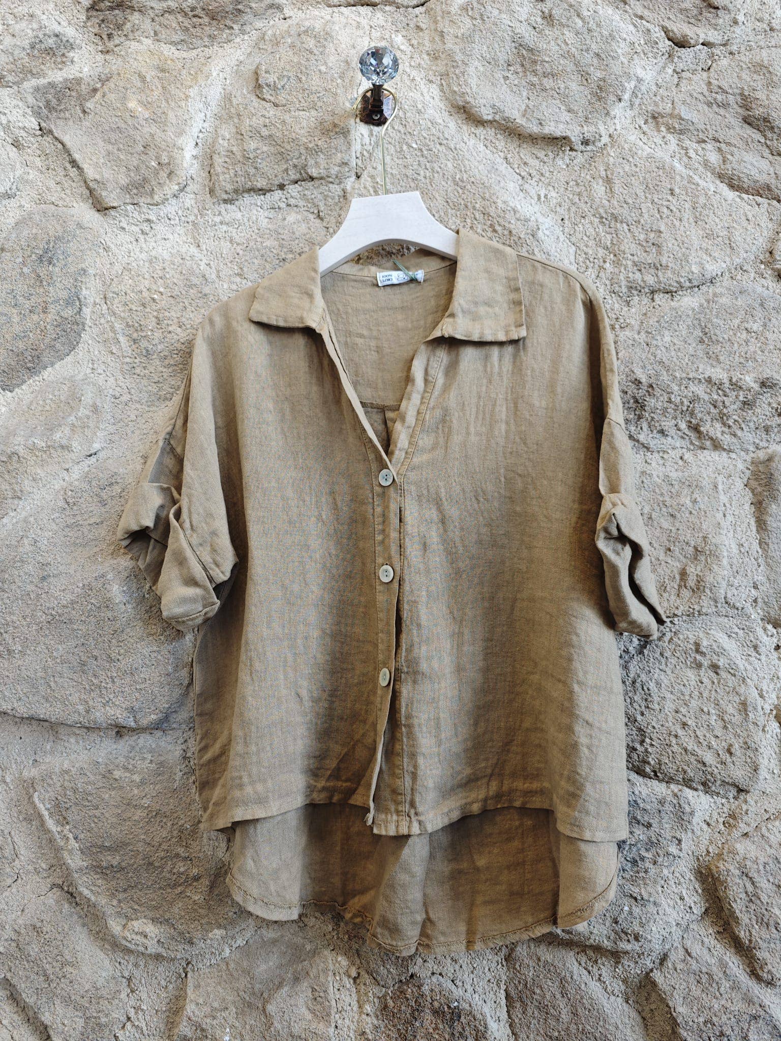 Ref-83737 100% LINEN SHIRT