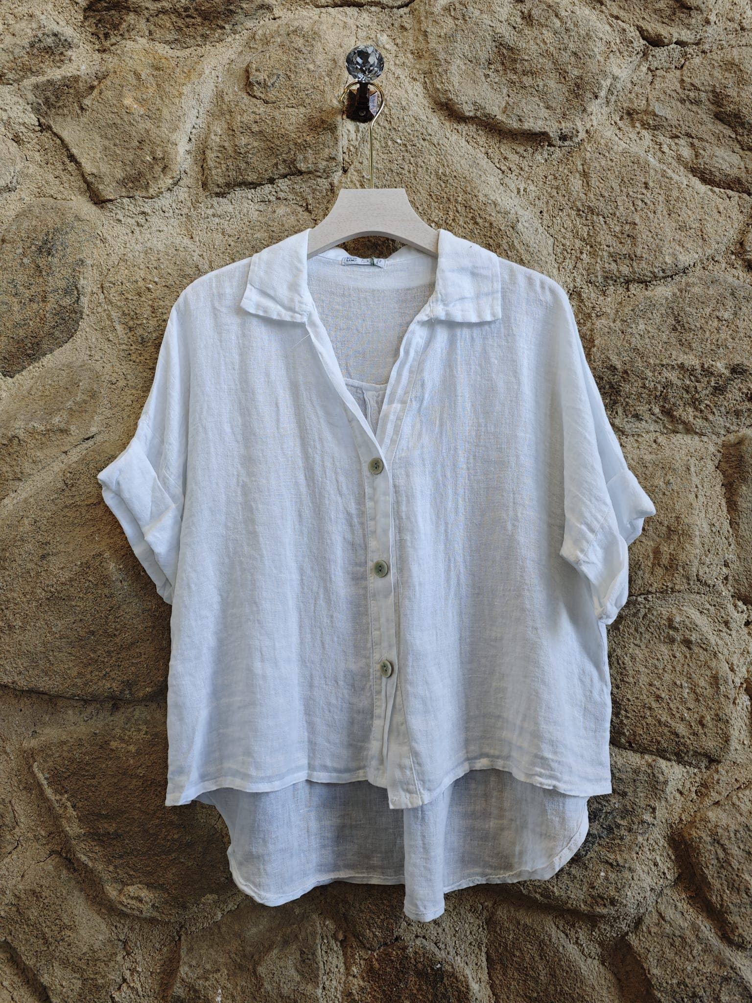 Ref-83737 100% LINEN SHIRT